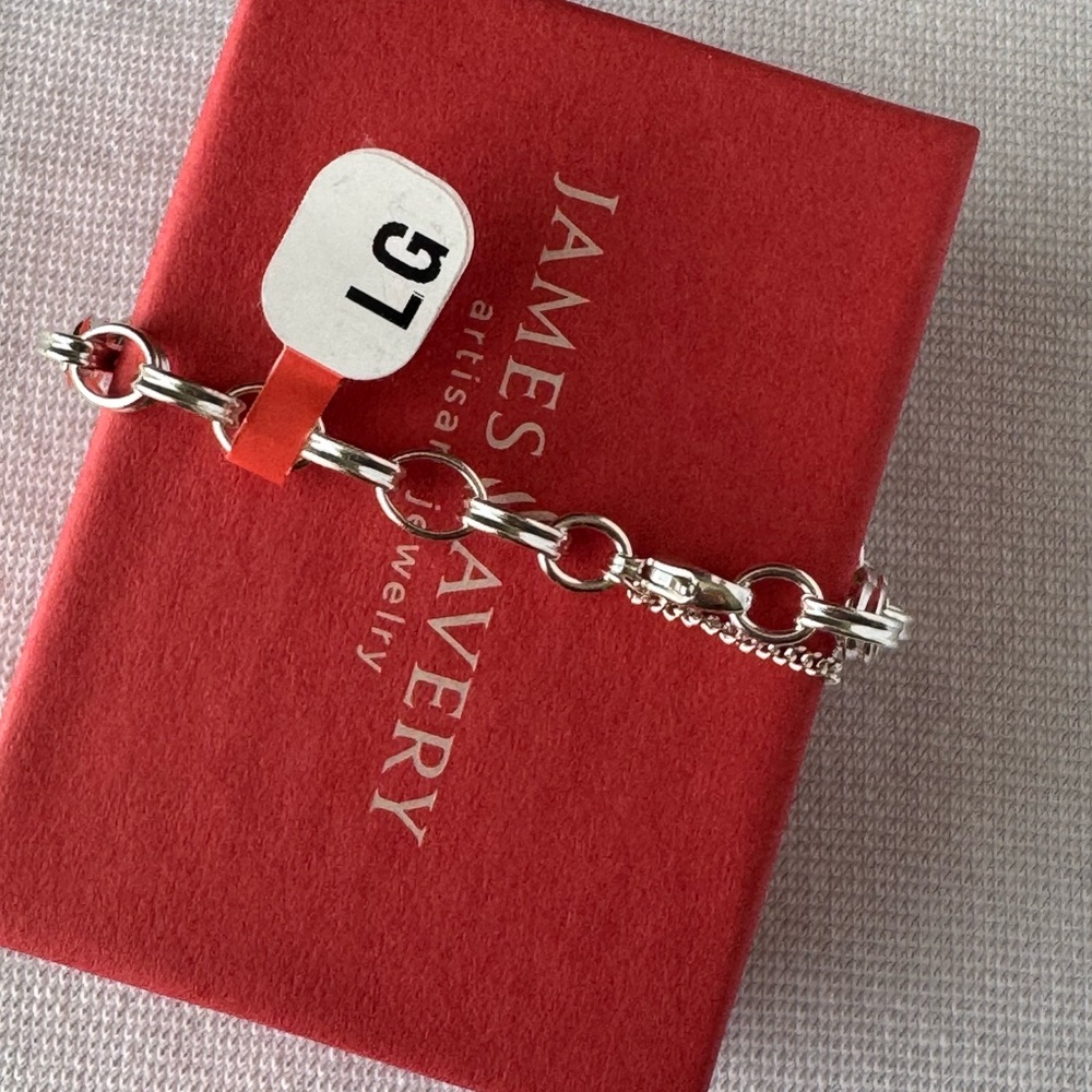 NWT James Avery Silver Charm Bracelet